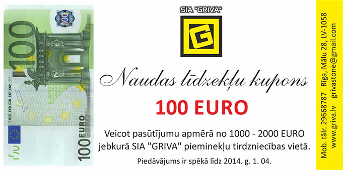 100 EUR Atlaides kupons